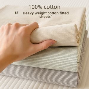 MONLEYTA | Pure Cotton Bed Sheet Set with Bed Cover and Mattress Protector