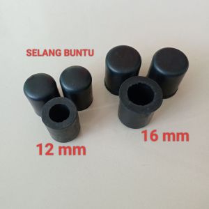 KARET SELANG BUNTU UKURAN 12/16 MM  HARGA 1 PC