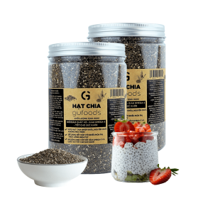 Combo 2 Hạt chia GUfoods - Giàu chất xơ và Omega-3 Tốt cho hệ tiêu hoá Lành mạnh Healthy Eat clean