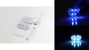 Đèn LED Cảm Ứng Không Dây RGB Sạc USB Dùng Cho Tủ Quần Áo Bàn Làm Việc Ban Công Ô Tô Phòng Chứa Đồ - Đèn Đọc Sách Ban Đêm Có Dán Velcro