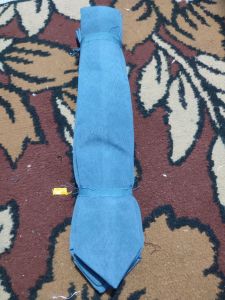 dasi smp sma hitam polos panjang 110 cm