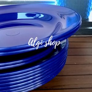 6Pcs Piring Makan Melamin bulat cekung bulat tebal bebas BPA
