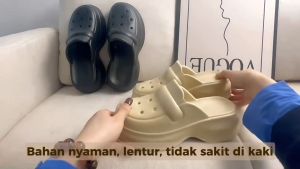 Desain Kekinian Terbaru: Sandal Jelly Wanita & Selop Sandal Wedges Platform