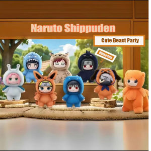 Bandai | Naruto Shippuden Cute Beast Party Series Blind Box Figurines  Anime Style Chibi Collectibles Desktop Ornaments and Gifts