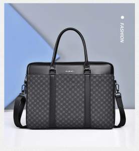 Cặp Da Công Sở Huabups 0907 Cao Cấp.Túi Xách Da Laptop Cao Câp San Leather.