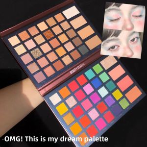 Beautyglazed Eyeshadow Palette Macaron Stage Colorful Play Makeup Artist High Color Pigmentation Eye Shadow Palette for All Skin Types
