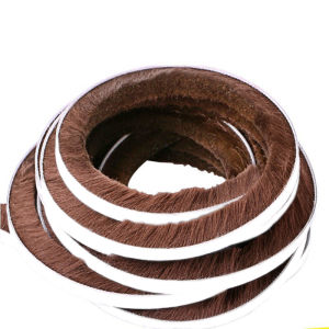 Self-Adhesive Door Seal Strip 5m/10m Back Glue Fur Strip Mosquito Net Window Collision Protection Sliding Door Sealing Strip