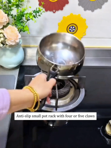 Coffee Moka Pot Stand Anti Slip Gas Stove Cooker Plate Support Ring Gas Ring Cast Iron Rack Stand Reducer Ring Holder