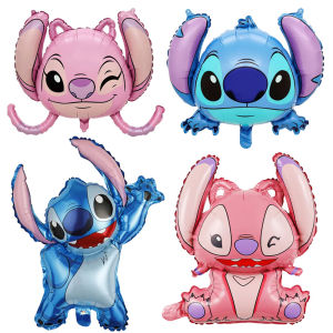 Bộ Bóng Bay Lilo & Stitch Dành Cho Tiệc Sinh Nhật Trẻ Em Tiệc Chào Đón Em Bé Trang Trí Bằng Giấy Bạc Nhân Vật Disney Quà Tặng Cho Bé Trai Bé Gái