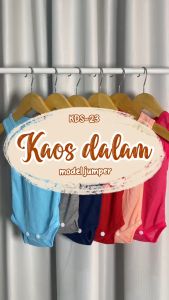 3 pcs [Pilih S/M/L 0-2th] Kaos Dalam Bayi Kaos Jumsuit Bayi KD-02 Kaos Singlet anak bayi perempuan laki laki baru lahir newborn paket perlengkapan bayi baru lahir / kaos dalam bayi