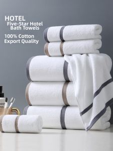 CREATE LOVE | White Cotton High Quality Bath Towel
