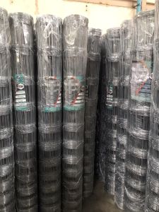 รั้วตาข่ายถักปม (50เมตร.) ตา 15cm.  รั้วตาข่ายแรงดึง รั้วถักปม ลวดตาข่ายถักปม ลวดเหล็กล้อมรั้ว Farm fence ตาข่ายถักปม