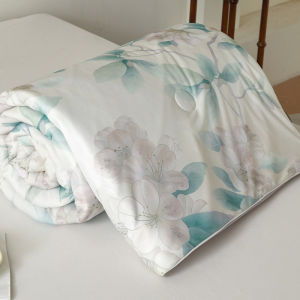 Ice Silk Air Conditioned Summer Lightweight Cooling Blanket Student Dormitory Thin Core Fiber Polyester Hollow Filling