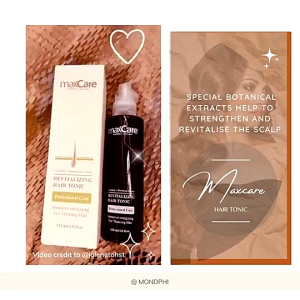 Anti Hair Loss Maxcare Hair Tonic For Thinning Hair 120ml[Formulated in Italy]