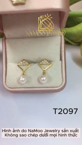 Khuyên Tai Nữ Mạ Vàng T2097 T2098 T2100 T2101 Với Nhiều Hình Dáng Xinh Đẹp Dành Cho Các Nàng