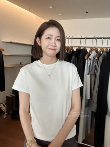 Widelia Womens round Neck Short Sleeve T-Shirt Loose Fit Base Layer Shirt Inner Wear Casual Commute Style Autumn Season