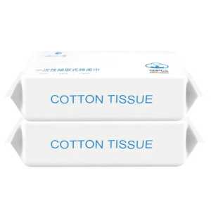Promo Cotton Tissue Kain Import Premium Pembersih Wajah Kapas Travel Facial Wipes Remover Serbaguna