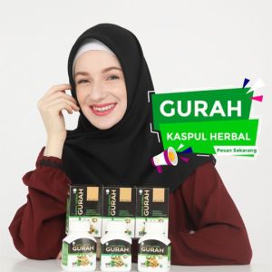 Kapsul Herbal Gurah Meredakan Pernapasan Obat Batuk menghilangkan Dahak dan Lendir