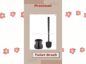 Proclean Toilet Brush Grey With Holder Sikat Toilet Abu Dengan Tatakan Sikat Toilet Dengan Gagang Pembersih WC
