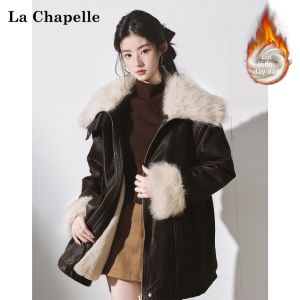 La Chapelle | Áo Khoác Dày Ấm Có Đai Lưng Gắn Lông