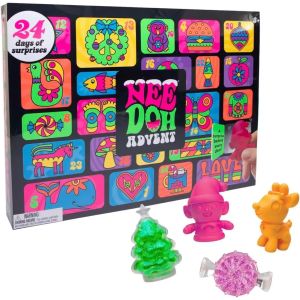 NeeDoh | Needoh New Funky Frights Halloween Advent Calendar 13 Days Spooky Squishy Slow Rise Stress Relief Toys Countdown Gift Box