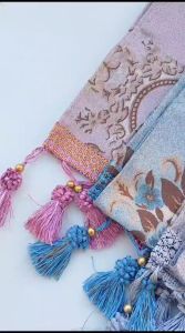 Cover Penutup Kulkas Taplak Kulkas Multifungsi Alas Penutup Lemari Es MOTIF BUNGA CERMIN