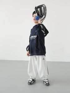 Hooded Reflective Pattern Anti-Pilling Boys Hoodie