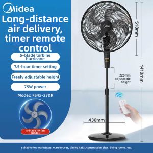 Midea | Quiet High-Power Stand Fan