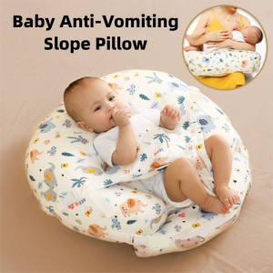 Slope Pillow Two-in-One Feeding Pillow Feeding Pillow Newborn Pillow Baby Cushion Lie Feeding Milk Overflow Prevention