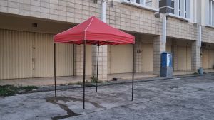 Tenda Lipat Ukuran 3x3 Ketebalan Besi 0.6 MM - Tenda Matic - Folding Tent