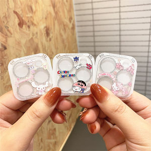 Cute Kt Cat Compatible 13/14/15Promax Full Cover Transparent Lens Film for Female Users Anti-Fall Scratch-Resistant New Model