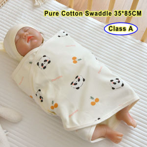 Pure Cotton Baby Swaddle Wrapped Burp Towel Summer Thin Boys Girls Anti-Scare Sleeping Bag