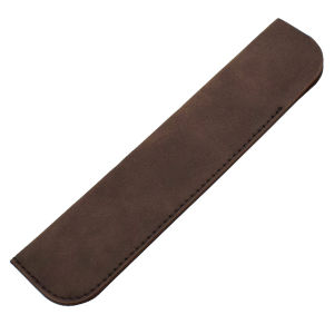Soft Pencil Case Holder For One Pen PU Leather Pencilcase Writing Materials Stationery Storage Bag Office School Supplies Gift