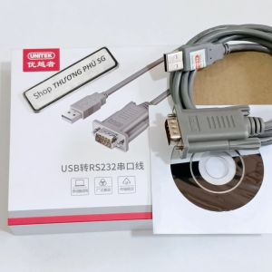 Cáp USB ra Com 9 / USB ra RS232 : Chuẩn USB 2.0 ra RS232 (Com 9 DB9M Kim Đực) (UNITEK)