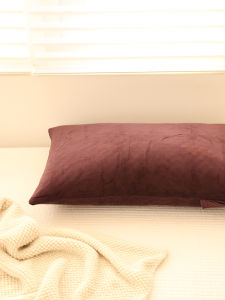 ปลอกหมอนกำมะหยี่เรียบง่ายที่หูปลอกหมอนเพิ่มความหนาสำหรับฤดูหนาวปลอกหมอนแบบซองจดหมายสองด้าน48*74