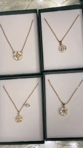 Necklaces Stainless Steel Gold Plated Jewelry For Women