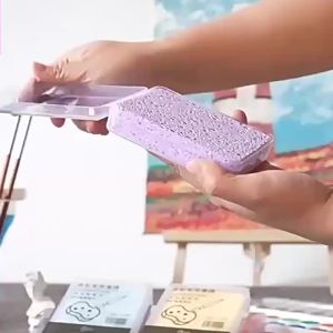 1 Pc Box Watercolor Painting Sponge Super Absorbent Sponge Art Supplies Painting Brush Cleaning Sponge