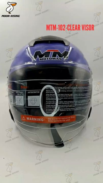 Motoman Half Face Helmet Mtm 102 Motorcycle Protective Gears Motoman Half Face Helmet Mtm 102 Motorcycle Protective Gears