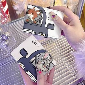 New Nick Judy Couple Driver License Protection Cover Driving License Two-In-One Leather Case Card Holder Document Cover