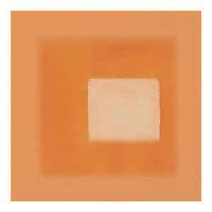 Modern Minimalist Double-Exposure Abstract Painting Orange Series Sofa Background Wall Decorative Artwork for Living Room And Restaurant