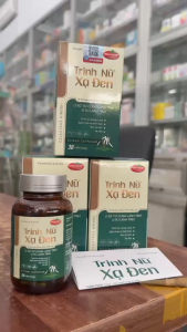 Viên uống Trinh Nữ Xạ Đen hộp 30 viên dùng cho phụ nữ trưởng thành bị u xơ tử cung u vú lành tính.Hàng chính hãng
