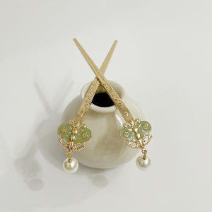 Handmade Ancient Chinese Style Hairpin Daily Hair Accessories Court Step-Rock Hairpin Tiara Hanfu Tassel Headwear Fashionable