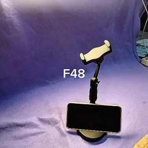 F48 TRIPOD STANDING STAND HP 2IN1 ORIGINAL HANDPHONE HOLDER MEJA TABLE TEMPAT UNIVERSAL PEGANGAN