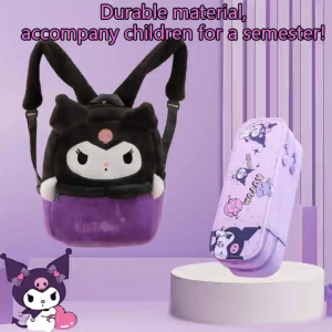 2pcs melody bag for kids kuromi stuff for school sanrio pencil case school supplies full set