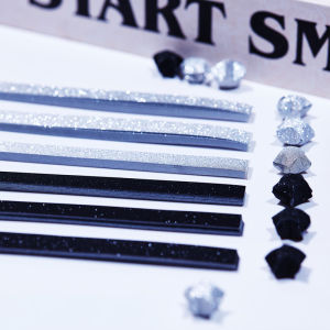 Special Paper for Folding Bright Sparkling Diamond Stars Black And White Finished Product Lucky Star Material DIY Five Pointed Star Wish Bottle