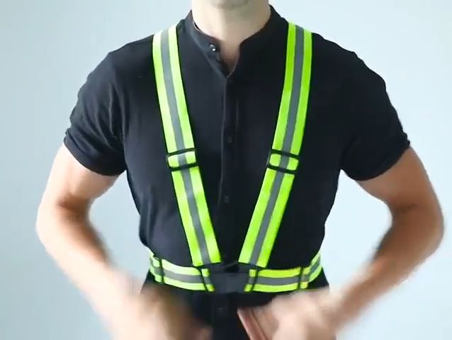 Safety Reflective Strap Vest Jual Rompi V Karet Safety Vest Rubber