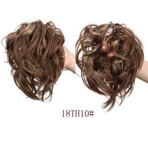 H&STAR Synthetic Messy Bun Scrunchy Hair Bun Fake Hair Women Chignon Elastic Hair Band Hairpieces For Women Donut