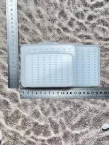 Topranc 3Box Fly Fishing Hook Box Triangle Slot Hook Insert Board Clear Plastic Tackle Hook Organizer Case S/M/L Available