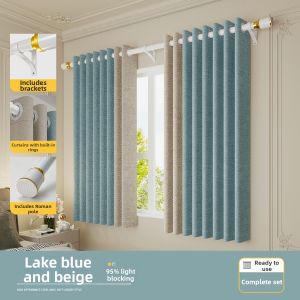 Oriental Lan | Easy-to-Install Full Blackout Curtains Set