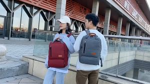 Tas Ransel Cowok Laptop 3 in 1 Sling Bag Pouch Oxford Casual Style